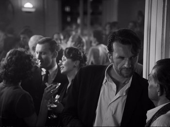 Movie still from “Cold War” (2018), directed by Pawel Pawlikowski – Medium shot, Over the shoulder angle