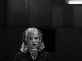 Movie still from “Cold War” (2018), directed by Pawel Pawlikowski – Close Up shot, High angle