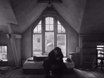 Movie still from “Cold War” (2018), directed by Pawel Pawlikowski – Wide shot, High angle