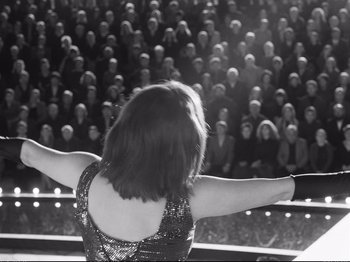 Movie still from “Cold War” (2018), directed by Pawel Pawlikowski – Medium shot, High angle