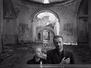 Movie still from “Cold War” (2018), directed by Pawel Pawlikowski – Medium shot, Low angle