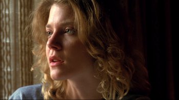 Movie still from “American History X” (1998), directed by Tony Kaye – A person with curly hair; Close Up shot, Low angle