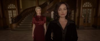 Movie still from “Amsterdam” (2022), directed by David O. Russell – Medium shot, Low angle