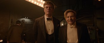 Movie still from “Amsterdam” (2022), directed by David O. Russell – Medium shot, Low angle