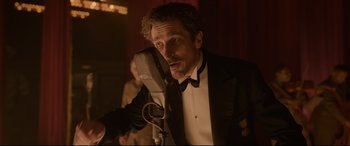 Movie still from “Amsterdam” (2022), directed by David O. Russell – Close Up shot, Low angle