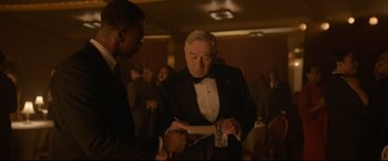 Movie still from “Amsterdam” (2022), directed by David O. Russell – Medium shot, Over the shoulder angle