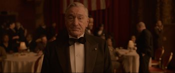 Movie still from “Amsterdam” (2022), directed by David O. Russell – Medium shot, Over the shoulder angle