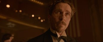 Movie still from “Amsterdam” (2022), directed by David O. Russell – Close Up shot, Low angle