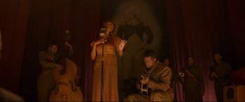 Movie still from “Amsterdam” (2022), directed by David O. Russell – Wide shot, Low angle