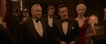 Movie still from “Amsterdam” (2022), directed by David O. Russell – Medium shot, Over the shoulder angle