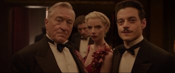 Movie still from “Amsterdam” (2022), directed by David O. Russell – Close Up shot, Low angle