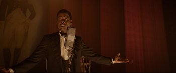 Movie still from “Amsterdam” (2022), directed by David O. Russell – Medium shot, Low angle