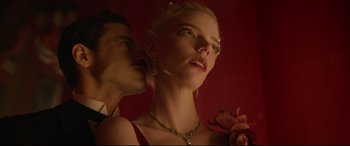 Movie still from “Amsterdam” (2022), directed by David O. Russell – Close Up shot, Low angle