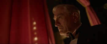 Movie still from “Amsterdam” (2022), directed by David O. Russell – Close Up shot, Low angle