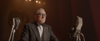 Movie still from “Amsterdam” (2022), directed by David O. Russell – Medium shot, Over the shoulder angle