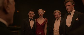 Movie still from “Amsterdam” (2022), directed by David O. Russell – Medium shot, Low angle