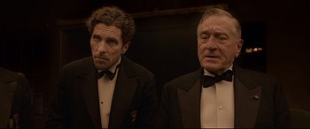 Movie still from “Amsterdam” (2022), directed by David O. Russell – Close Up shot, Low angle