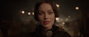 Movie still from “Amsterdam” (2022), directed by David O. Russell – Close Up shot, Over the shoulder angle