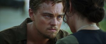 Movie still from “Blood Diamond” (2006), directed by Edward Zwick – A man and a woman's face; Close Up shot, Over the shoulder angle