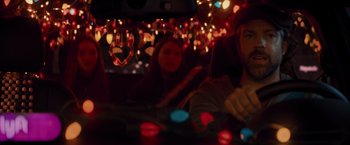 Movie still from “Booksmart” (2019), directed by Olivia Wilde – Two people sitting in a car in the middle of the night; Close Up shot, Low angle