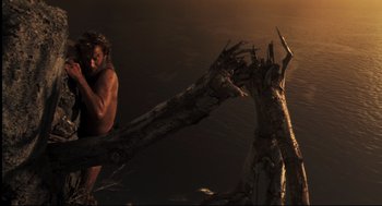Movie still from “Cast Away” (2000), directed by Robert Zemeckis – Wide shot, High angle