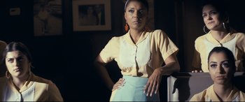 Movie still from “Cherry” (2021), directed by Joe Russo – Medium shot, Low angle