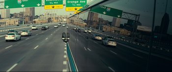 Movie still from “Cherry” (2021), directed by Joe Russo – Extreme Wide shot, High angle