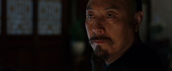 Movie still from “Crouching Tiger, Hidden Dragon” (2000), directed by Ang Lee – A person with a beard; Close Up shot, Low angle