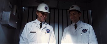 Movie still from “First Man” (2018), directed by Damien Chazelle – Medium shot, Low angle