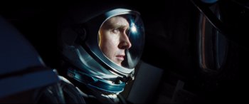 Movie still from “First Man” (2018), directed by Damien Chazelle – Close Up shot, Low angle