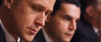 Movie still from “First Man” (2018), directed by Damien Chazelle – Close Up shot, Over the shoulder angle