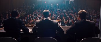 Movie still from “First Man” (2018), directed by Damien Chazelle – Wide shot, High angle