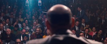 Movie still from “First Man” (2018), directed by Damien Chazelle – Medium shot, Over the shoulder angle