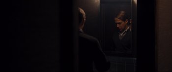 Movie still from “First Man” (2018), directed by Damien Chazelle – Medium shot, Over the shoulder angle