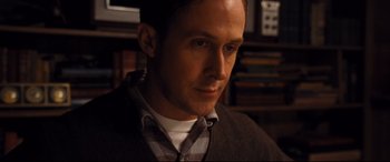 Movie still from “First Man” (2018), directed by Damien Chazelle – Close Up shot, Over the shoulder angle