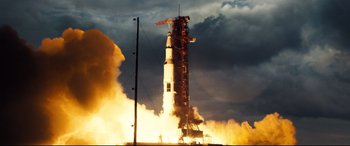 Movie still from “First Man” (2018), directed by Damien Chazelle – Extreme Wide shot, Low angle