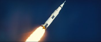 Movie still from “First Man” (2018), directed by Damien Chazelle – Extreme Wide shot, Low angle