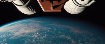 Movie still from “First Man” (2018), directed by Damien Chazelle – Extreme Wide shot, Overhead angle