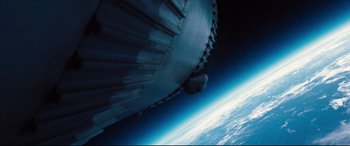 Movie still from “First Man” (2018), directed by Damien Chazelle – Extreme Wide shot, Overhead angle