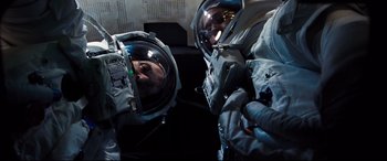 Movie still from “First Man” (2018), directed by Damien Chazelle – Medium shot, Overhead angle