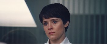 Movie still from “First Man” (2018), directed by Damien Chazelle – Close Up shot, Over the shoulder angle