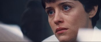 Movie still from “First Man” (2018), directed by Damien Chazelle – Extreme Close Up shot, Over the shoulder angle