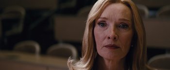 Movie still from “Gifted” (2017), directed by Marc Webb – A person with blonde hair; Close Up shot, Low angle