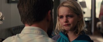 Movie still from “Gifted” (2017), directed by Marc Webb – Close Up shot, Over the shoulder angle