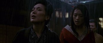 Movie still from “Memoirs of a Geisha” (2005), directed by Rob Marshall – Close Up shot, Low angle