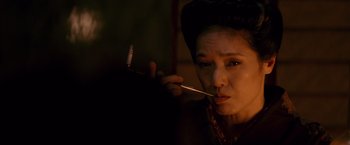 Movie still from “Memoirs of a Geisha” (2005), directed by Rob Marshall – Close Up shot, High angle