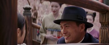 Movie still from “Memoirs of a Geisha” (2005), directed by Rob Marshall – Close Up shot, Over the shoulder angle