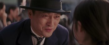 Movie still from “Memoirs of a Geisha” (2005), directed by Rob Marshall – Close Up shot, Over the shoulder angle