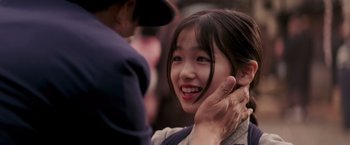 Movie still from “Memoirs of a Geisha” (2005), directed by Rob Marshall – Close Up shot, Over the shoulder angle