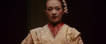 Movie still from “Memoirs of a Geisha” (2005), directed by Rob Marshall – Close Up shot, Low angle